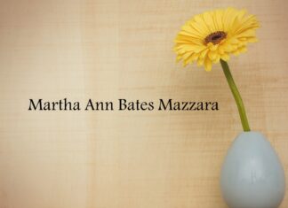 Obituary: Martha Ann Bates Mazzara