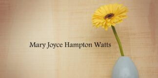 Obituary: Mary Joyce Hampton Watts