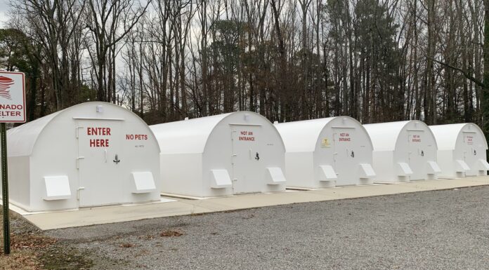 Updated list of community storm shelters