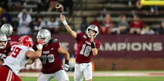 Troy runs win streak to 8, downs Louisiana on Senior Day