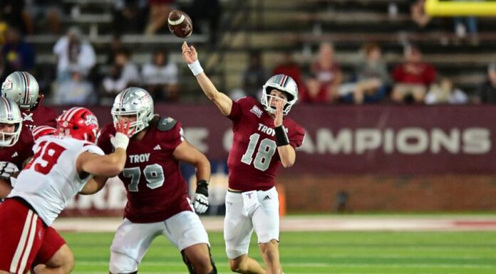 Troy runs win streak to 8, downs Louisiana on Senior Day