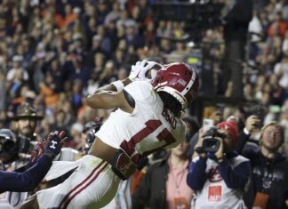 Late-game heroics lead No. 8 Alabama to 27-24 victory at Auburn