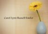 Obituary: Carol Lynn Russell Fowler