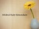 Obituary: Mildred Eady Edmondson
