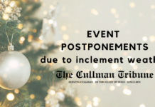 Weekend event postponements