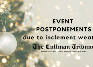 Weekend event postponements