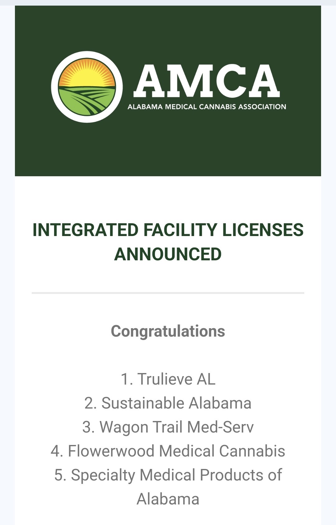 Wagon Trail MedServ awarded medical cannabis business license The