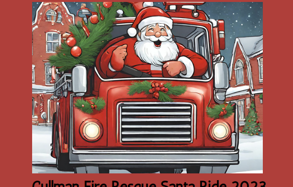 Cullman Fire Rescue Santa Ride heading through town this Friday