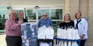 Cornerstone Church of the Nazarene, Partners of the Americas donate 100 gift bags, blankets to patients at Cullman Regional