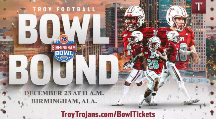 TROJAN TAKEOVER – Troy Athletics announces fan activities surrounding Birmingham Bowl