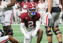 Alabama’sDowns Selected as 2023 Shaun Alexander Award winner