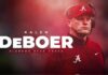 Kalen DeBoer named head coach of Alabama Football Kalen DeBoer, recipient of six 2023 national Coach of the Year awards, becomes Crimson Tide’s 28th head coach. (Alabama Athletics)