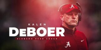 Kalen DeBoer named head coach of Alabama Football Kalen DeBoer, recipient of six 2023 national Coach of the Year awards, becomes Crimson Tide’s 28th head coach. (Alabama Athletics)