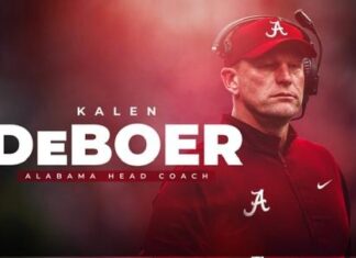 Kalen DeBoer named head coach of Alabama Football Kalen DeBoer, recipient of six 2023 national Coach of the Year awards, becomes Crimson Tide’s 28th head coach. (Alabama Athletics)