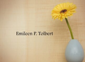 Obituary: Emileen P. Tolbert