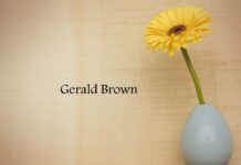 Obituary: Gerald Brown