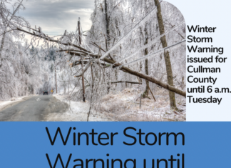 NWS: Winter Storm Warning for Cullman County until 6 a.m. Tuesday