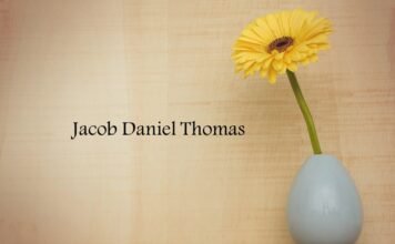 Obituary: Jacob Daniel Thomas