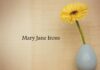 Obituary: Mary Jane Irons