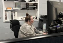 Hanceville dispatchers enjoying newly renovated office