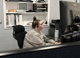 Hanceville dispatchers enjoying newly renovated office
