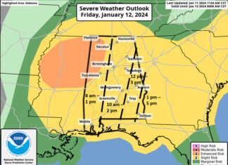 Severe weather possible followed by potential winter precipitation and bitterly cold temperatures next week