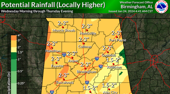 Flooding rain, storms into weekend