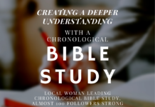 Local woman leading chronological Bible study, almost 100 strong