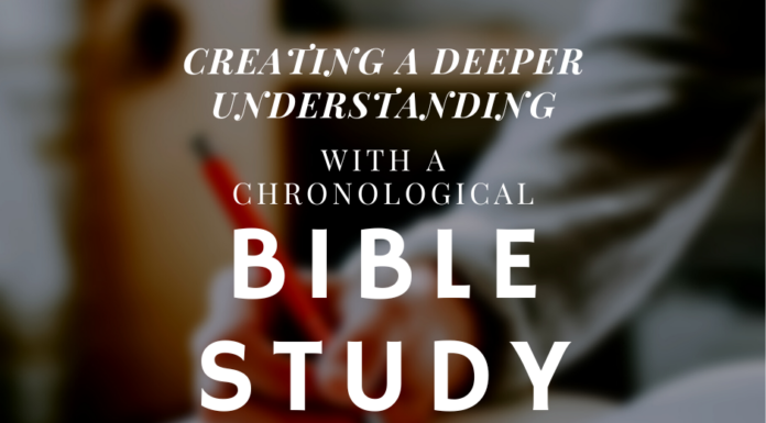 Local woman leading chronological Bible study, almost 100 strong