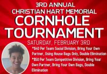 3rd annual Christian Hart Memorial Cornhole Tournament set for Feb. 3
