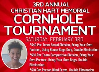3rd annual Christian Hart Memorial Cornhole Tournament set for Feb. 3
