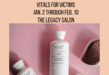 Local stylist holding ‘Vitals for Victims’ hygiene drive