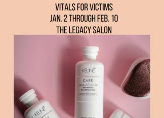 Local stylist holding ‘Vitals for Victims’ hygiene drive