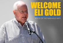 Legendary announcer Eli Gold named “Voice of the Nashville Kats”