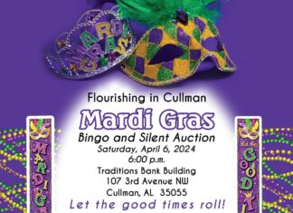 Flourish of Cullman Mardi Gras Bingo and Silent Auctions set for April 6