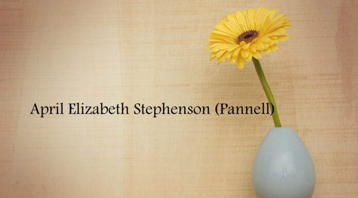 Obituary: April Elizabeth Stephenson (Pannell)