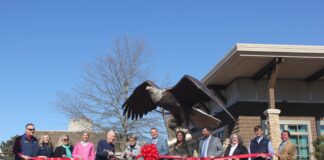 New eagle statue added to Lake Guntersville State Park