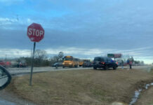 CDC bus missed accident just yards from school