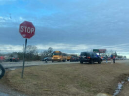 CDC bus missed accident just yards from school