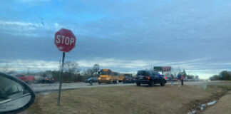 CDC bus missed accident just yards from school