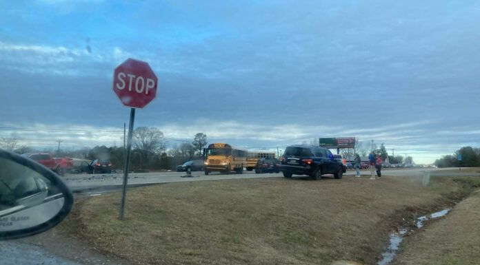 CDC bus missed accident just yards from school