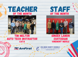 Cullman County Schools announces February Teacher, Staff Member of the Month