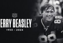Auburn legend, College Football Hall of Famer Terry Beasley passes away