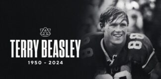 Auburn legend, College Football Hall of Famer Terry Beasley passes away