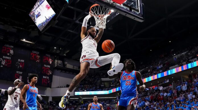 Auburn’s Johni Broome garners SEC Player of the Week honors