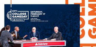 ESPN College GameDay visits The Plains for third straight season