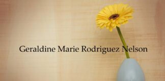 Obituary: Geraldine Marie Rodriguez Nelson