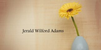 Obituary: Jerald Wilford Adams