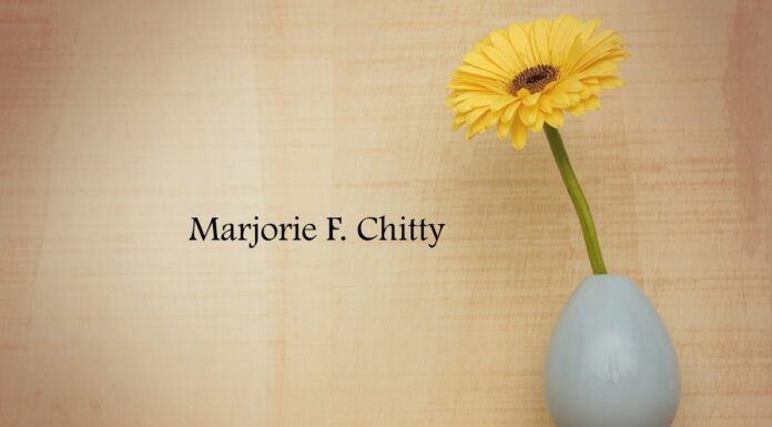 Obituary: Marjorie F. Chitty