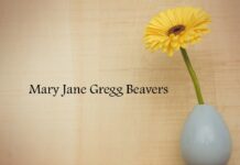Obituary: Mary Jane Gregg Beavers